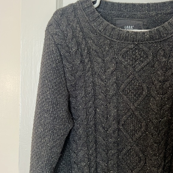 H&M Cable Knit Gray Sweater - Picture 4 of 7